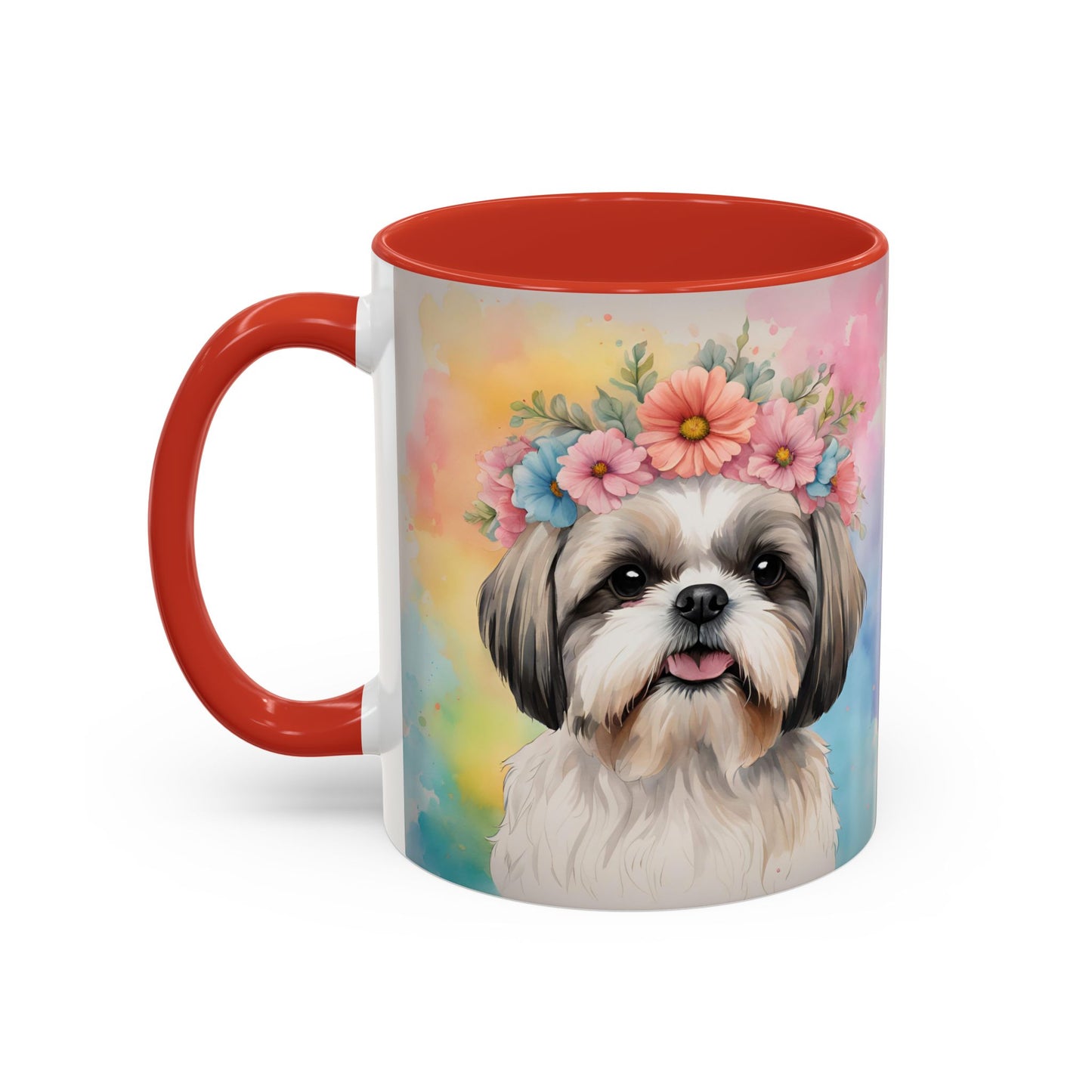 Shih Tzu 03 Accent Coffee Mug - Dog Lover Gift