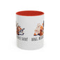 Dogs Because People Suck Accent Coffee Mug (11oz)