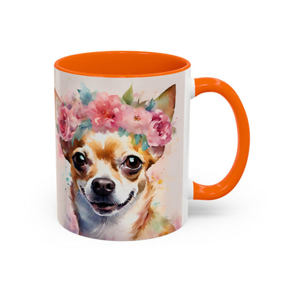 Chihuahua 01 Accent Coffee Mug - Dog Lover Gift