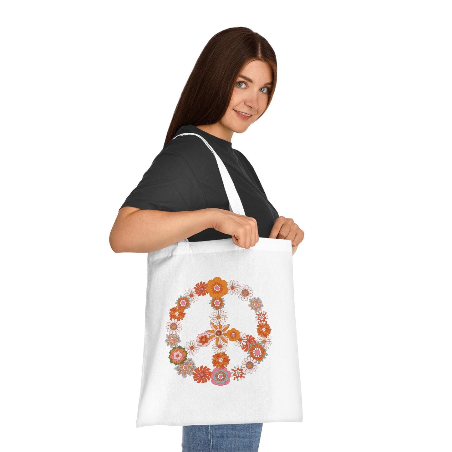 Flower power 08 Cotton Tote