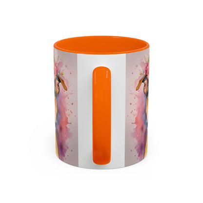 Staffordshire Bull Terrier 02 Accent Coffee Mug - Dog Lover Gift