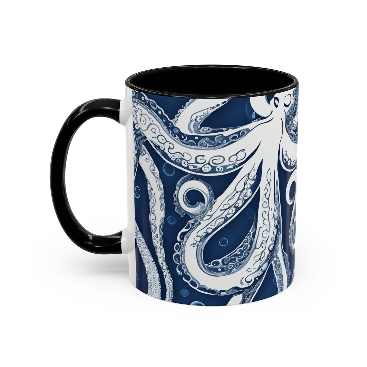 Octopus 5 Accent Coffee Mug (11oz)