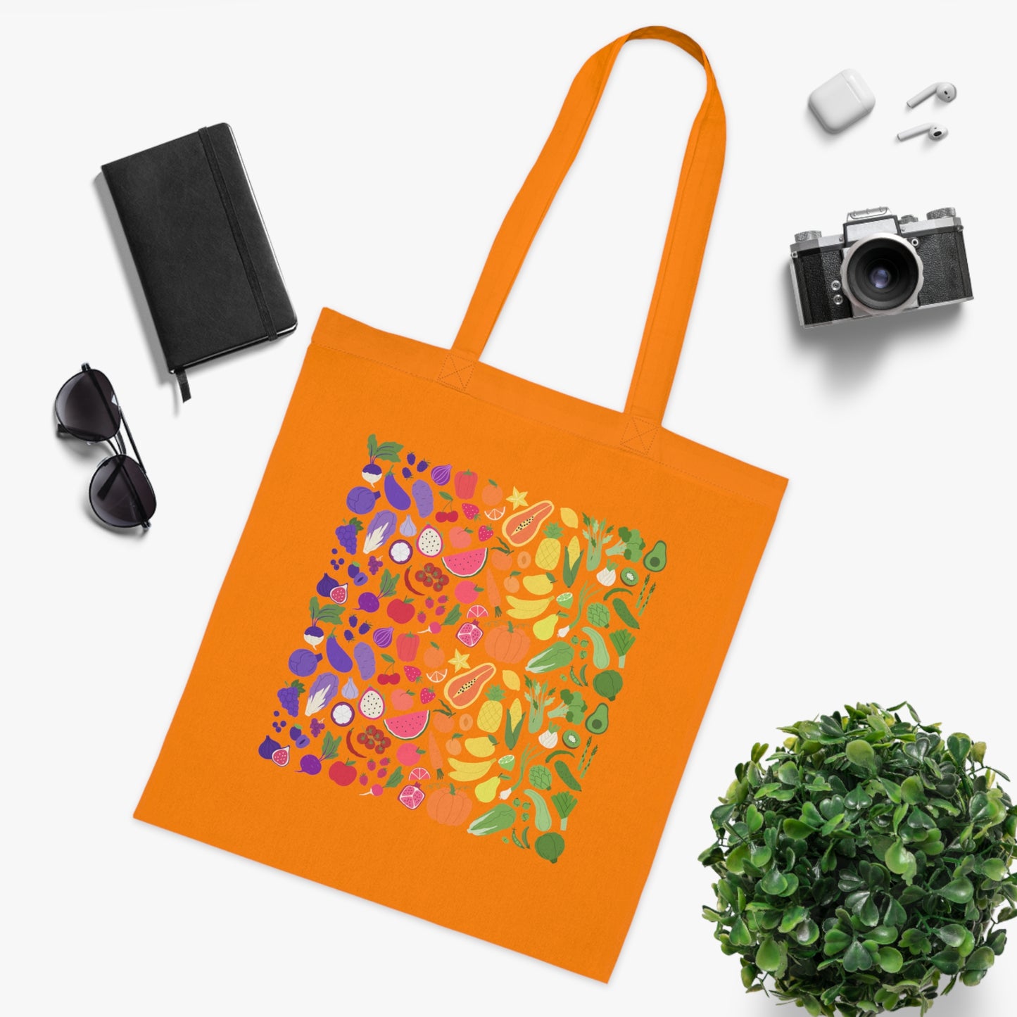 Abstract flowers 10 Cotton Tote