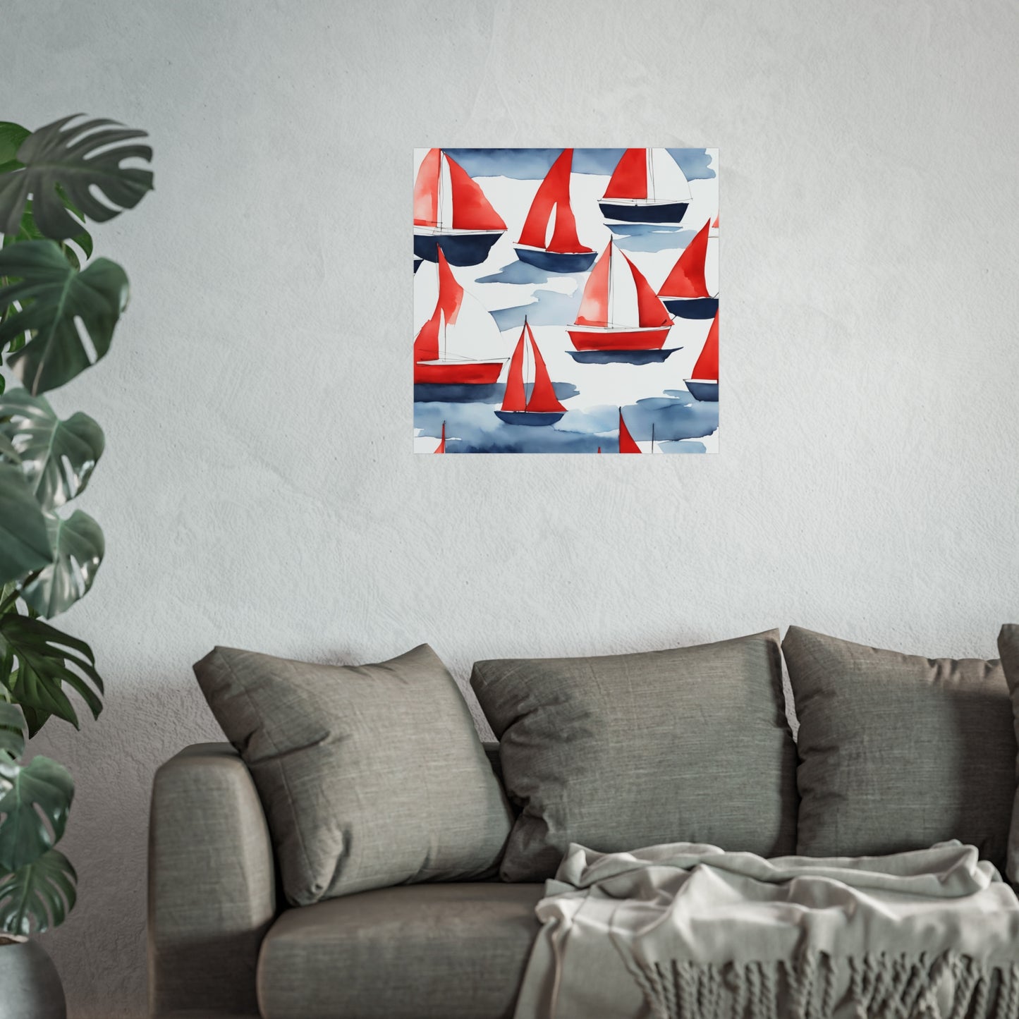 Blue Collection 19 Matte Print