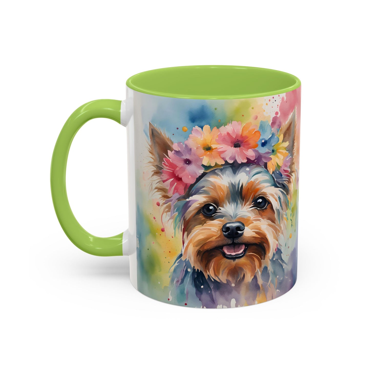 Yorkshire Terrier 03 Accent Coffee Mug - Dog Lover Gift
