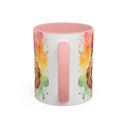 Cockapoo 03 Accent Coffee Mug - Dog Lover Gift