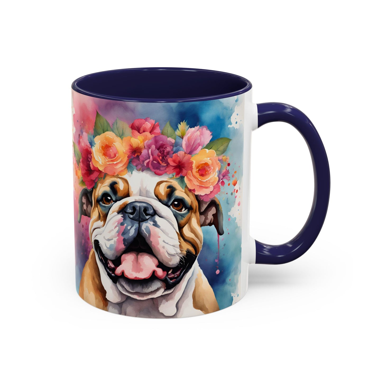 British Bulldog 01 Accent Coffee Mug - Dog Lover Gift