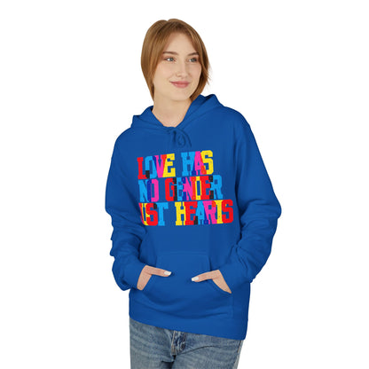 Love Has No Gender Just Hearts Unisex Valentines Hoodie
