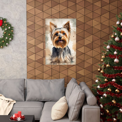 Dogs Yorkshire Terrier 02 Matte Vertical Poster