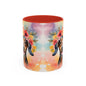 Dachshund 02 Accent Coffee Mug - Dog Lover Gift