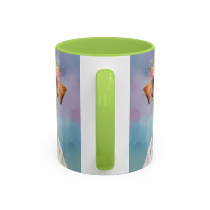 Fox Terrier 02 Accent Coffee Mug - Dog Lover Gift