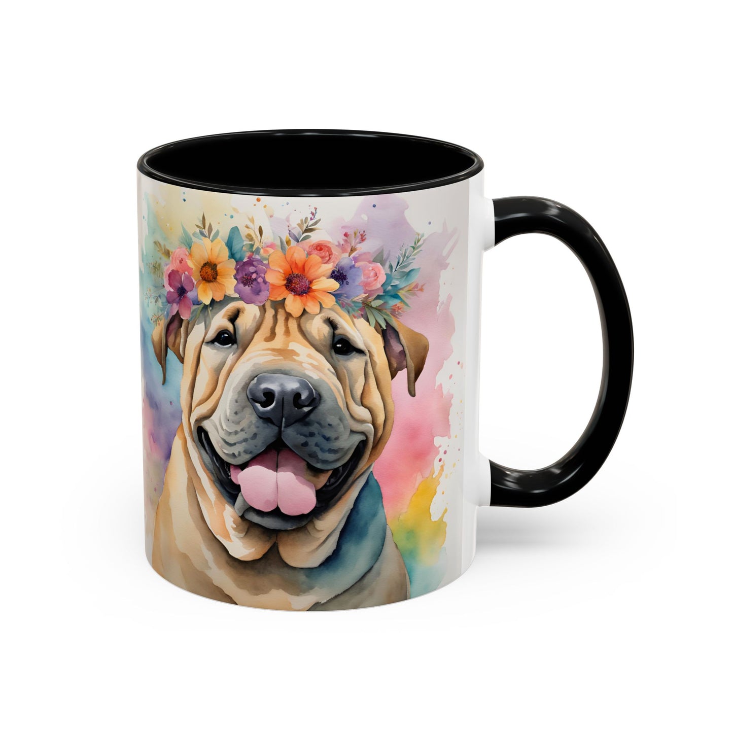 Shar Pei 02 Accent Coffee Mug - Dog Lover Gift