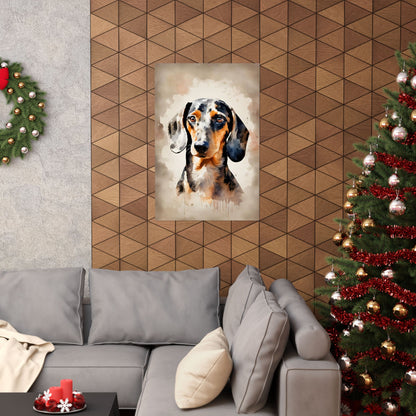 Dogs Dachshund 02 Matte Vertical Poster