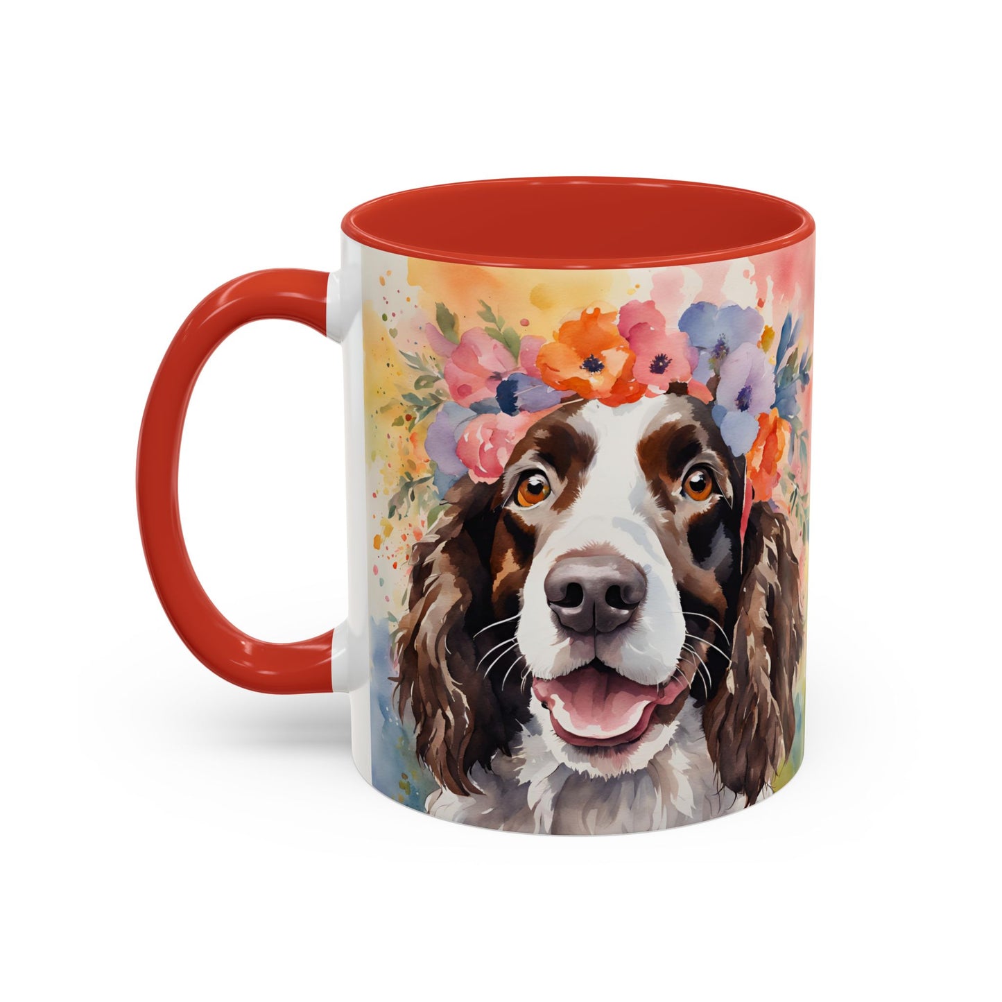 Springer Spaniel 03 Accent Coffee Mug - Dog Lover Gift