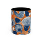 Orange shells 3 Accent Coffee Mug (11oz)