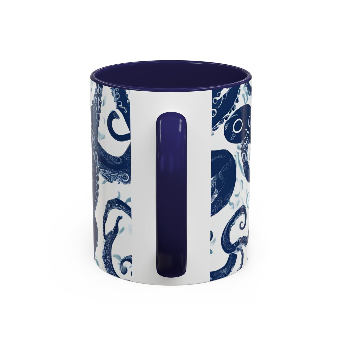 Octopus 1 Accent Coffee Mug (11oz)