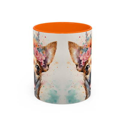 Chihuahua 02 Accent Coffee Mug - Dog Lover Gift