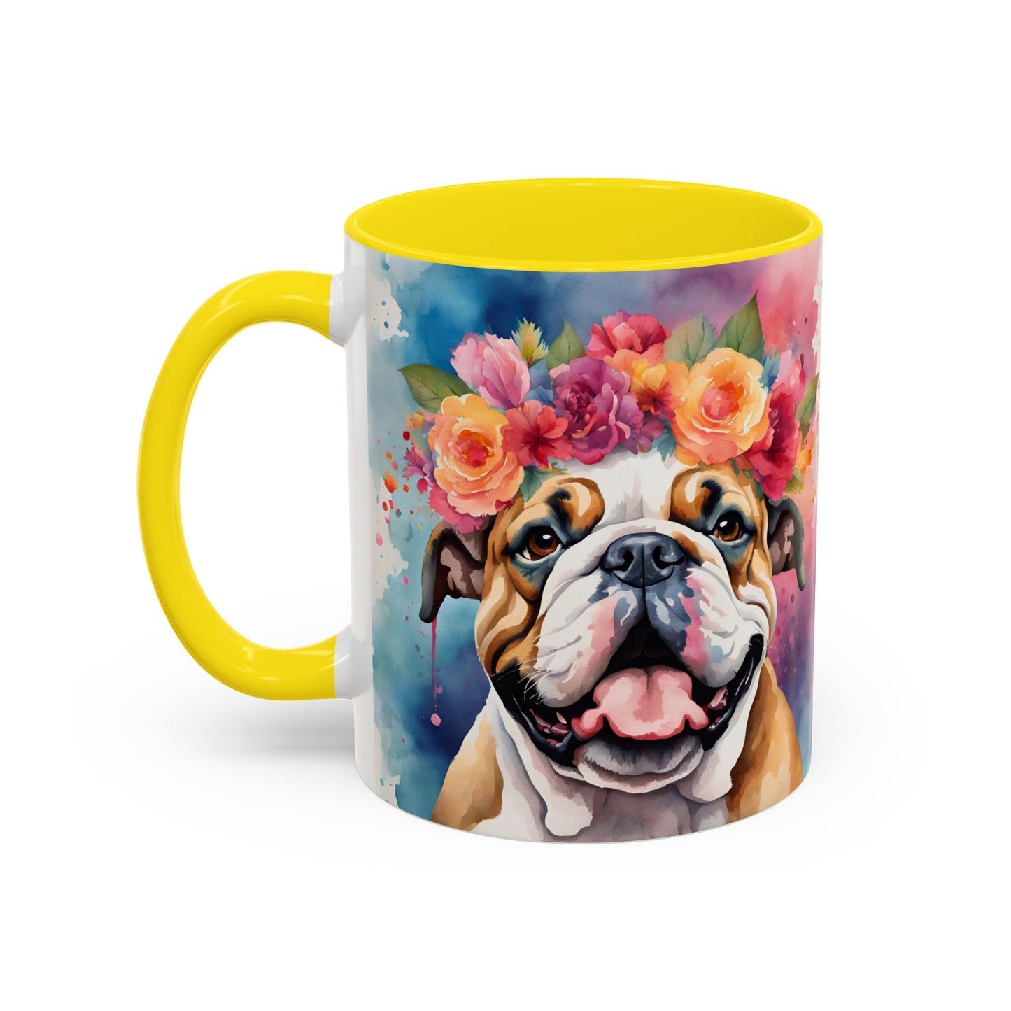 British Bulldog 01 Accent Coffee Mug - Dog Lover Gift