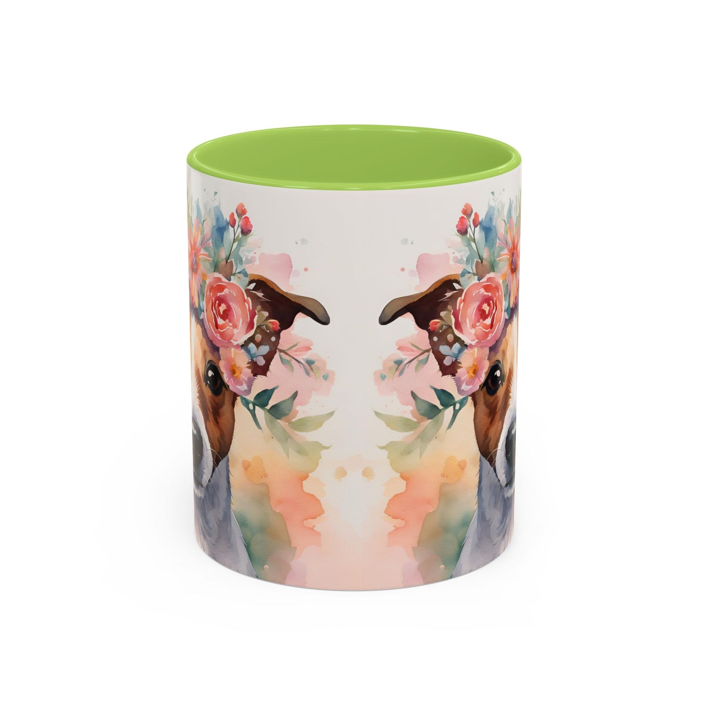 Jack Russell 01 Accent Coffee Mug - Dog Lover Gift