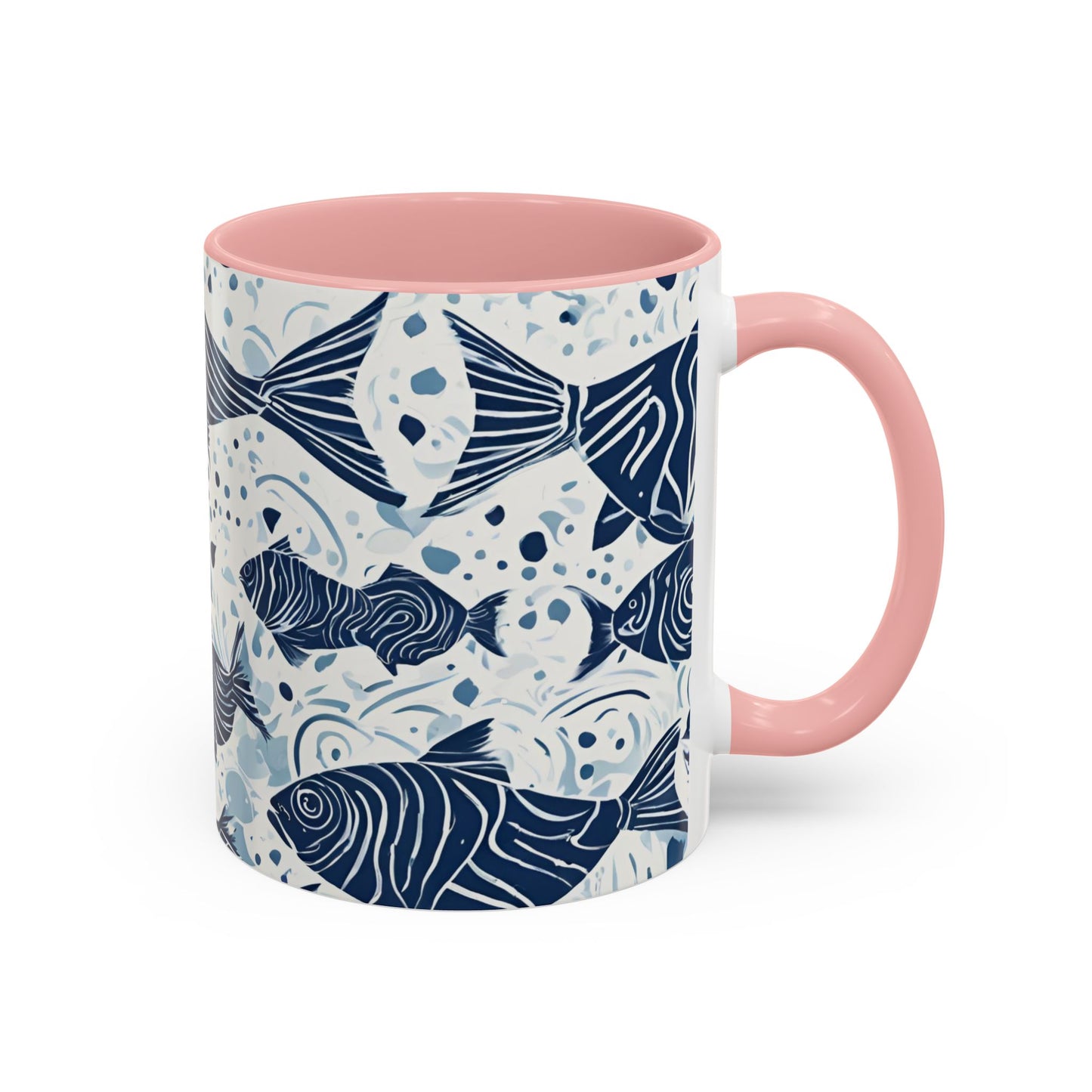 Fish 01 Accent Coffee Mug (11oz)
