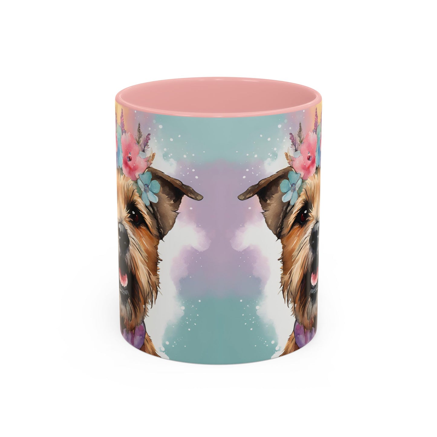 Border Terrier 02 Accent Coffee Mug - Dog Lover Gift