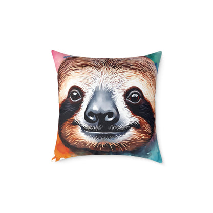 Sloth 03 Poly Pillow - Natures Beauty Design