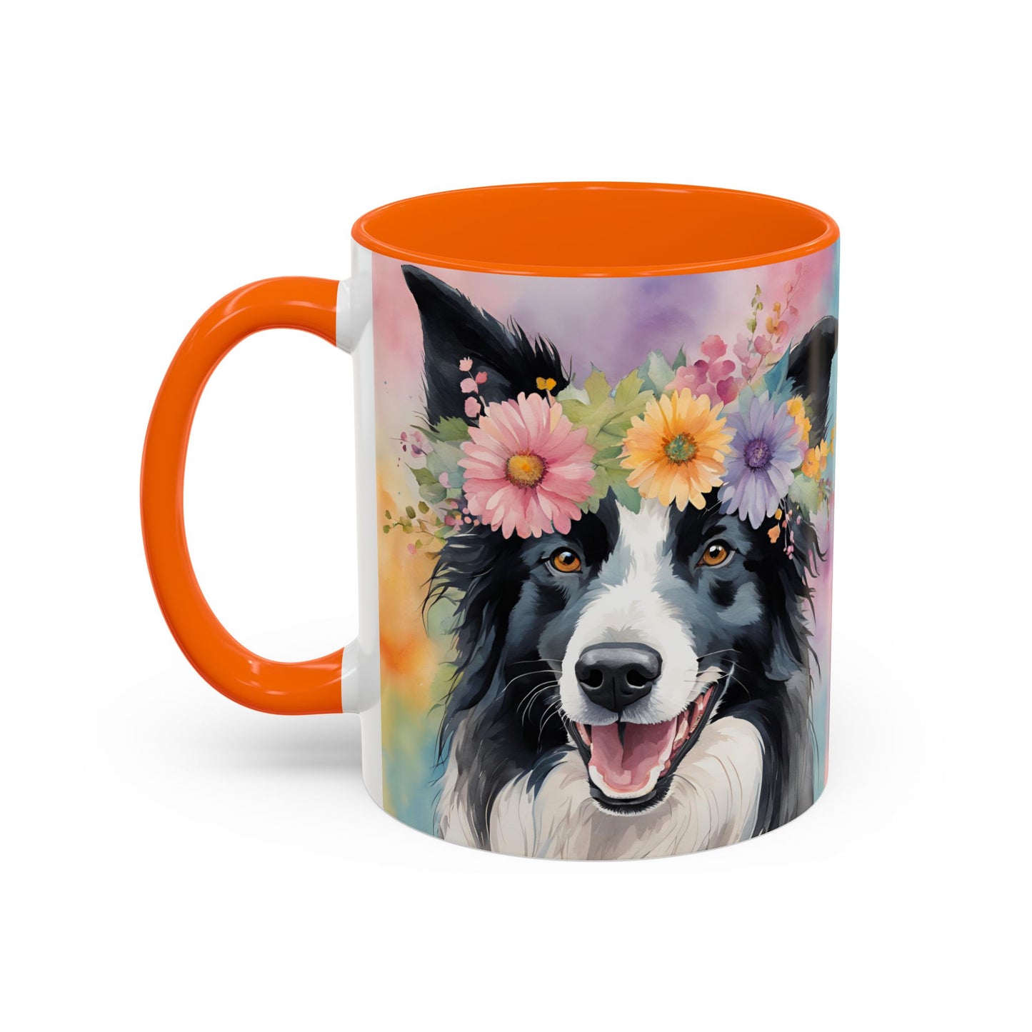 Border Collie 03 Accent Coffee Mug - Dog Lover Gift