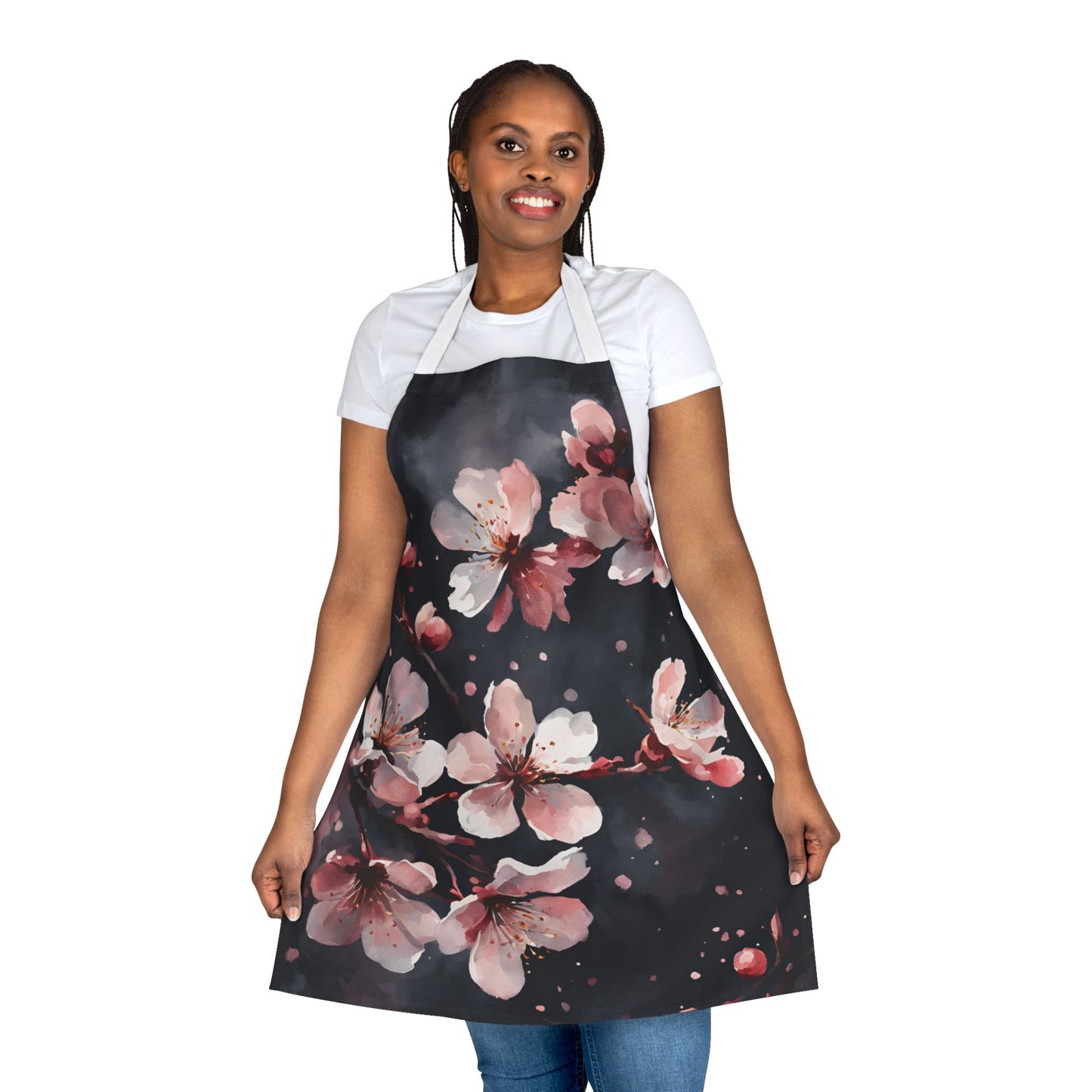 Cherry Blossom 01 Apron 5-Color Straps