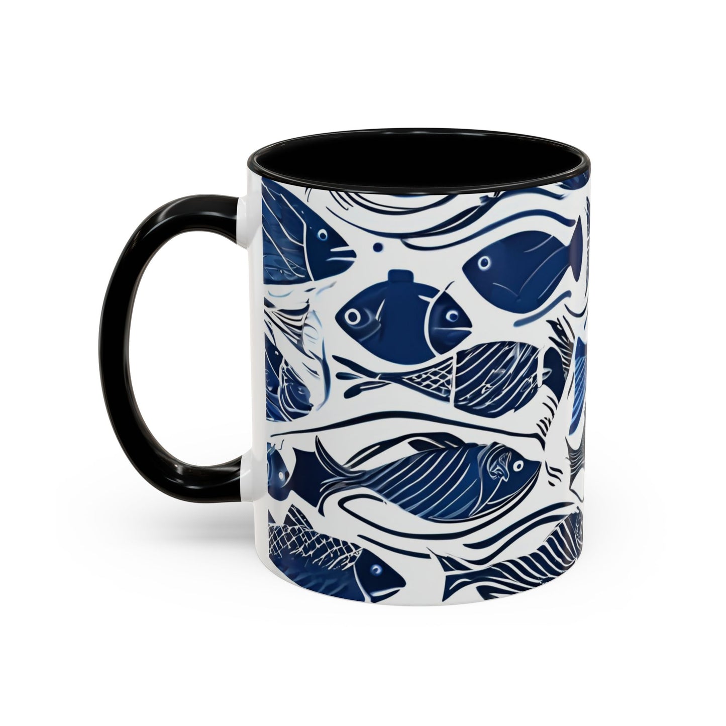 Fish 11 Accent Coffee Mug (11oz)
