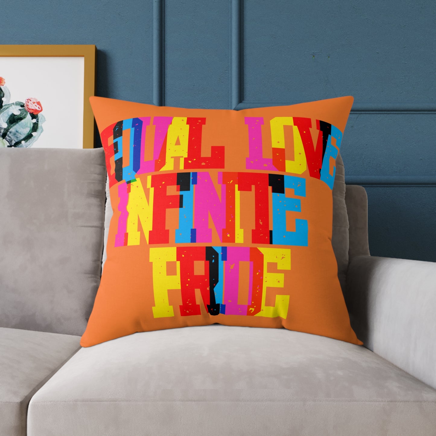 Equal Love Infinite Pride Poly Pillow