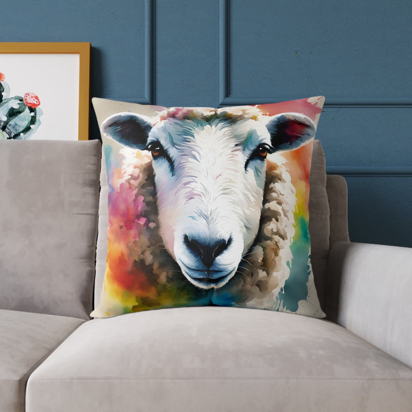 Sheep 02 Poly Pillow - Natures Beauty Design