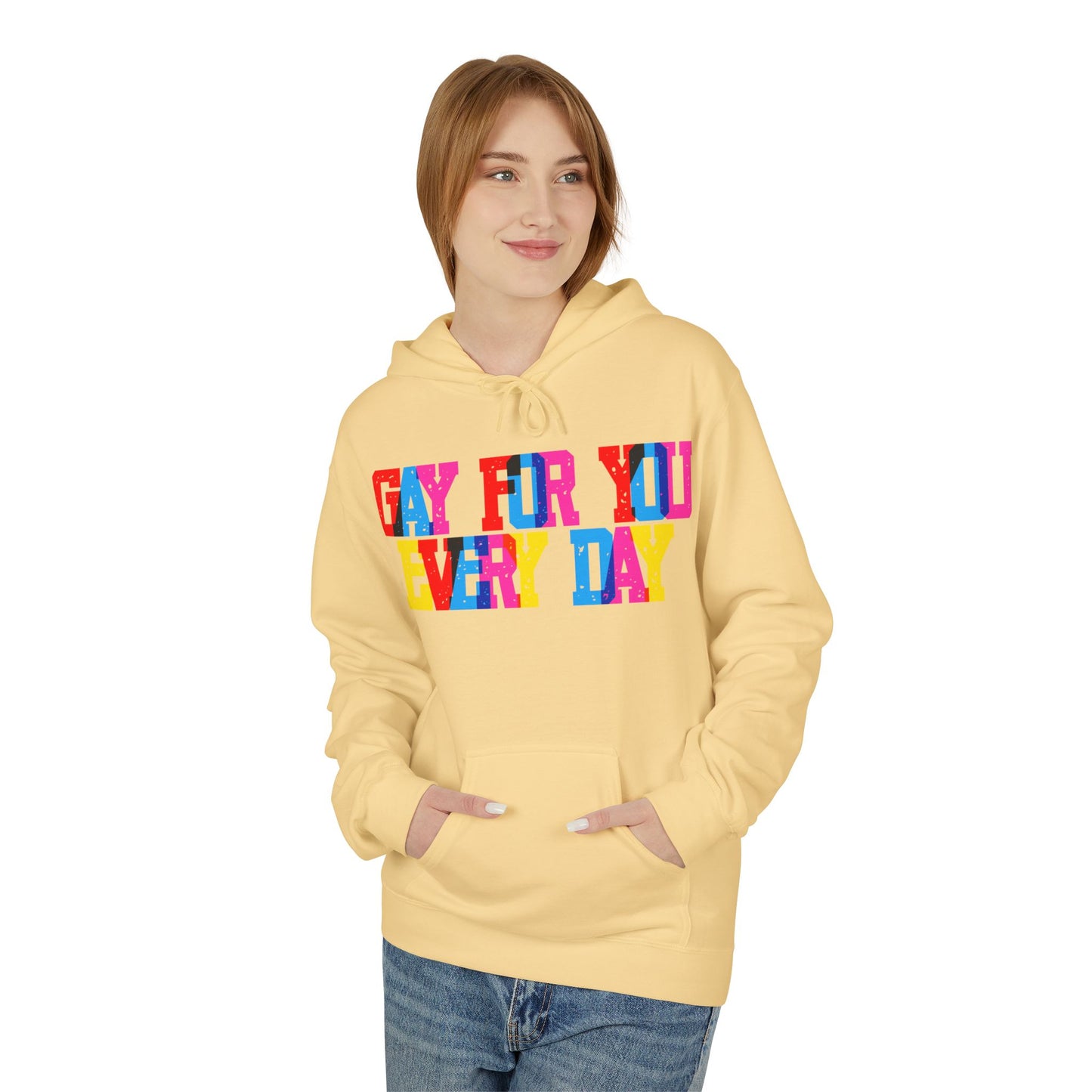 Gay For You Every Day Unisex Valentines Hoodie
