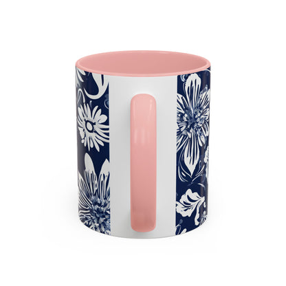 Flower 3 Accent Coffee Mug (11oz)