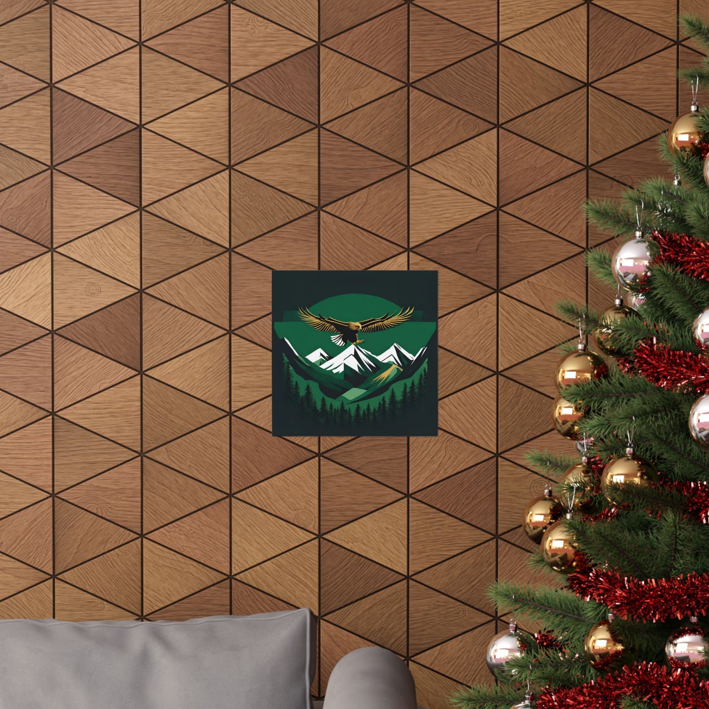 Lone Collection Eagle 3 Matte Square Posters