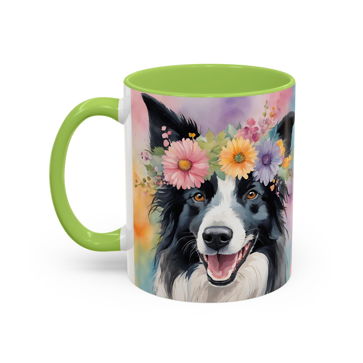 Border Collie 03 Accent Coffee Mug - Dog Lover Gift