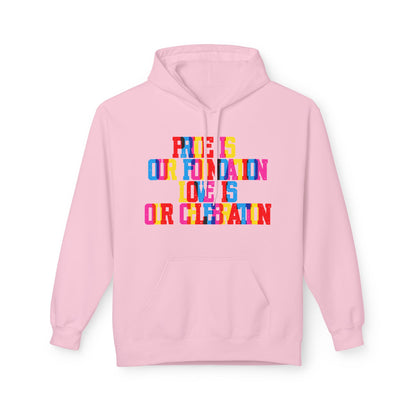 Pride Is Our Foundation Love Is Our Celebration Unisex Valentines Hoodie