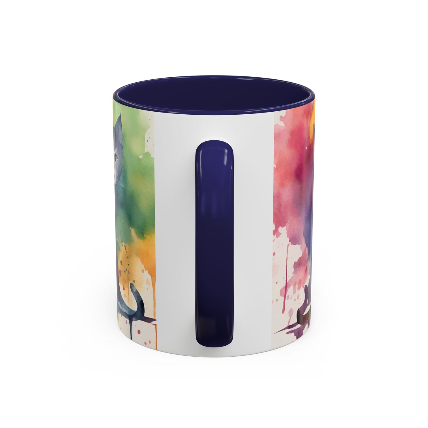 Kitties 3 Accent Coffee Mug, 11oz