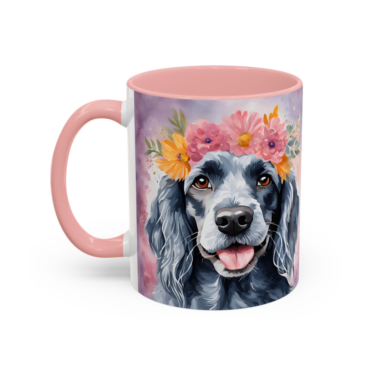 Blue Roan Cocker Spaniel 02 Accent Coffee Mug - Dog Lover Gift
