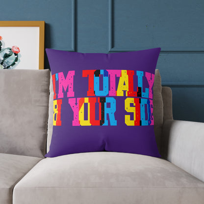 Totally Bi Your Side Poly Pillow