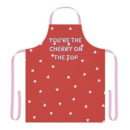 You’re The Cherry On The Top Valentines Apron, 5-Color Straps