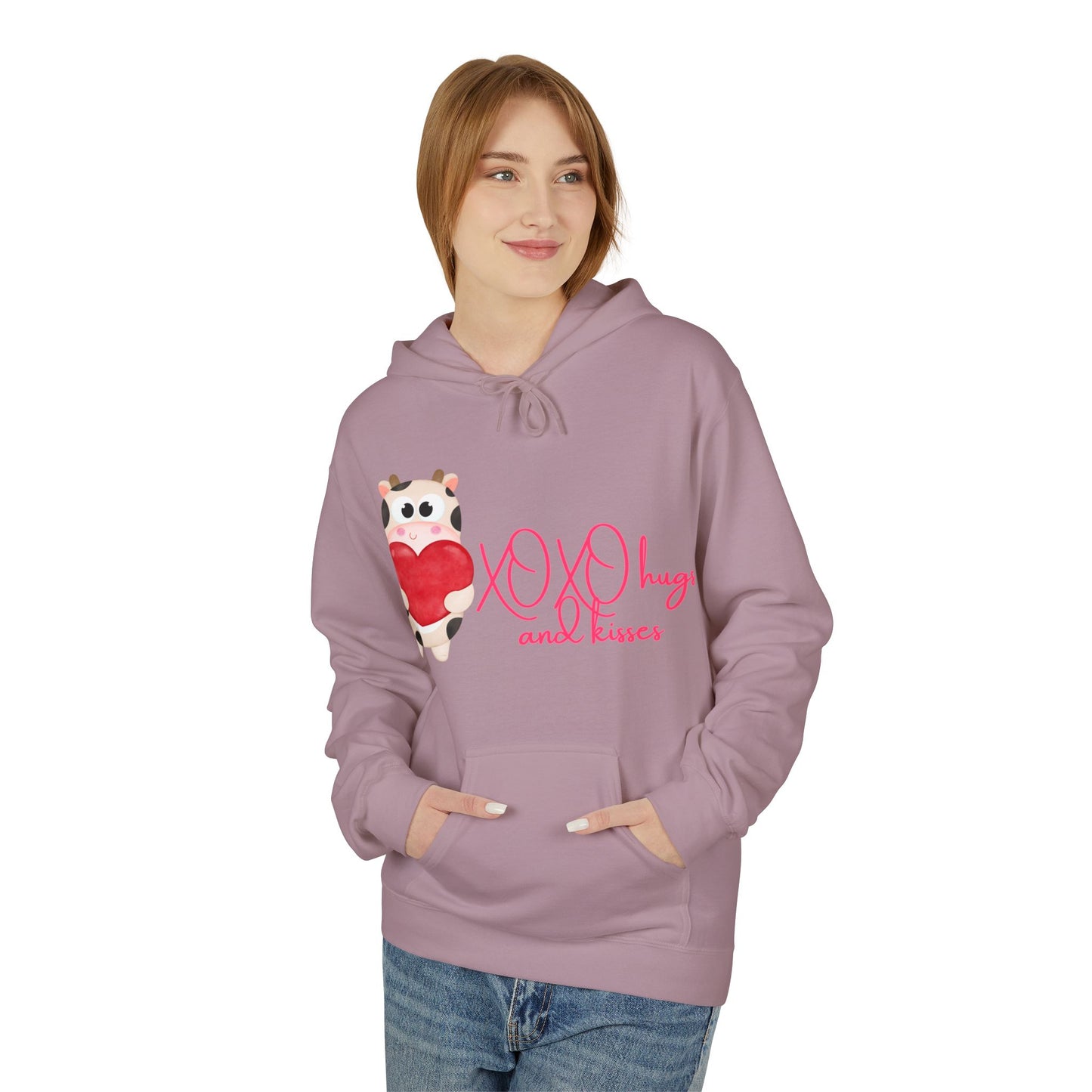 XOXO Hugs And Kisses Unisex Valentines Hoodie