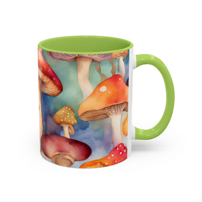 Mushroom 6 Accent Mug 11oz