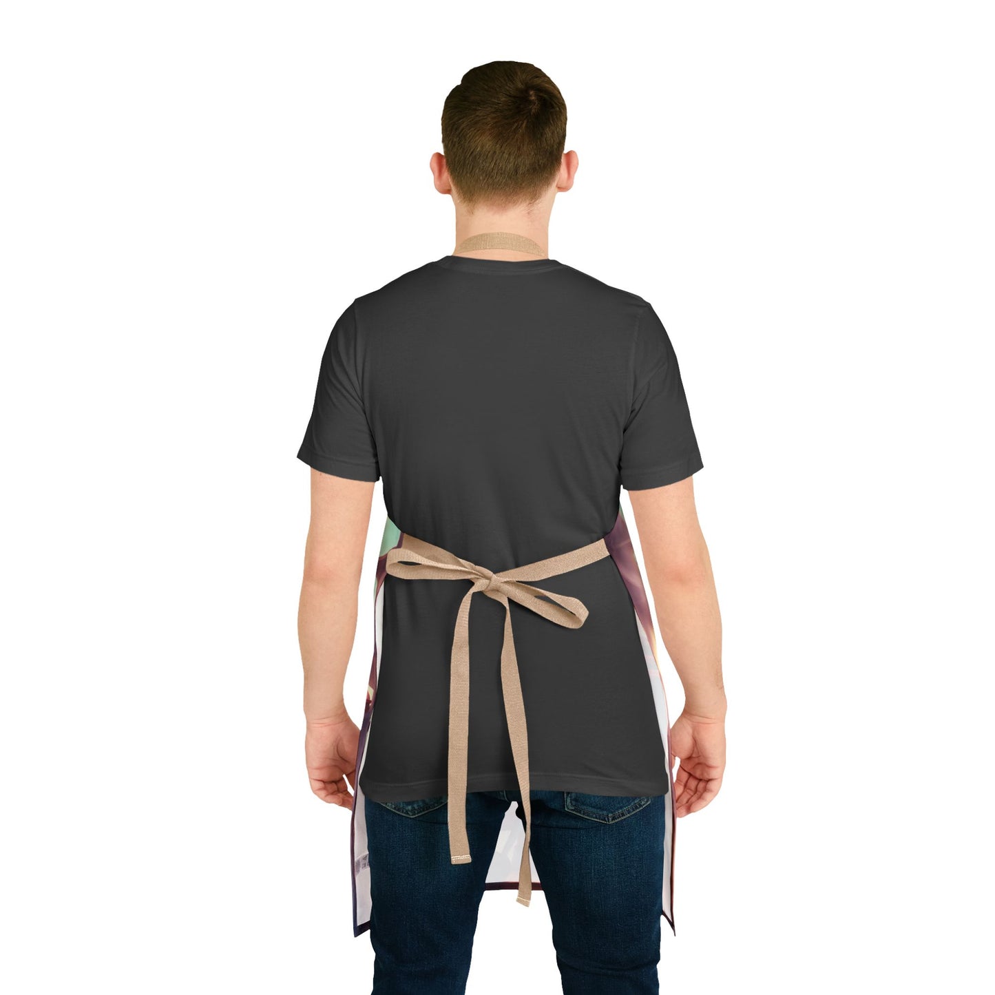 King of the BBQ 1 Apron, 5 Color Straps (AOP)