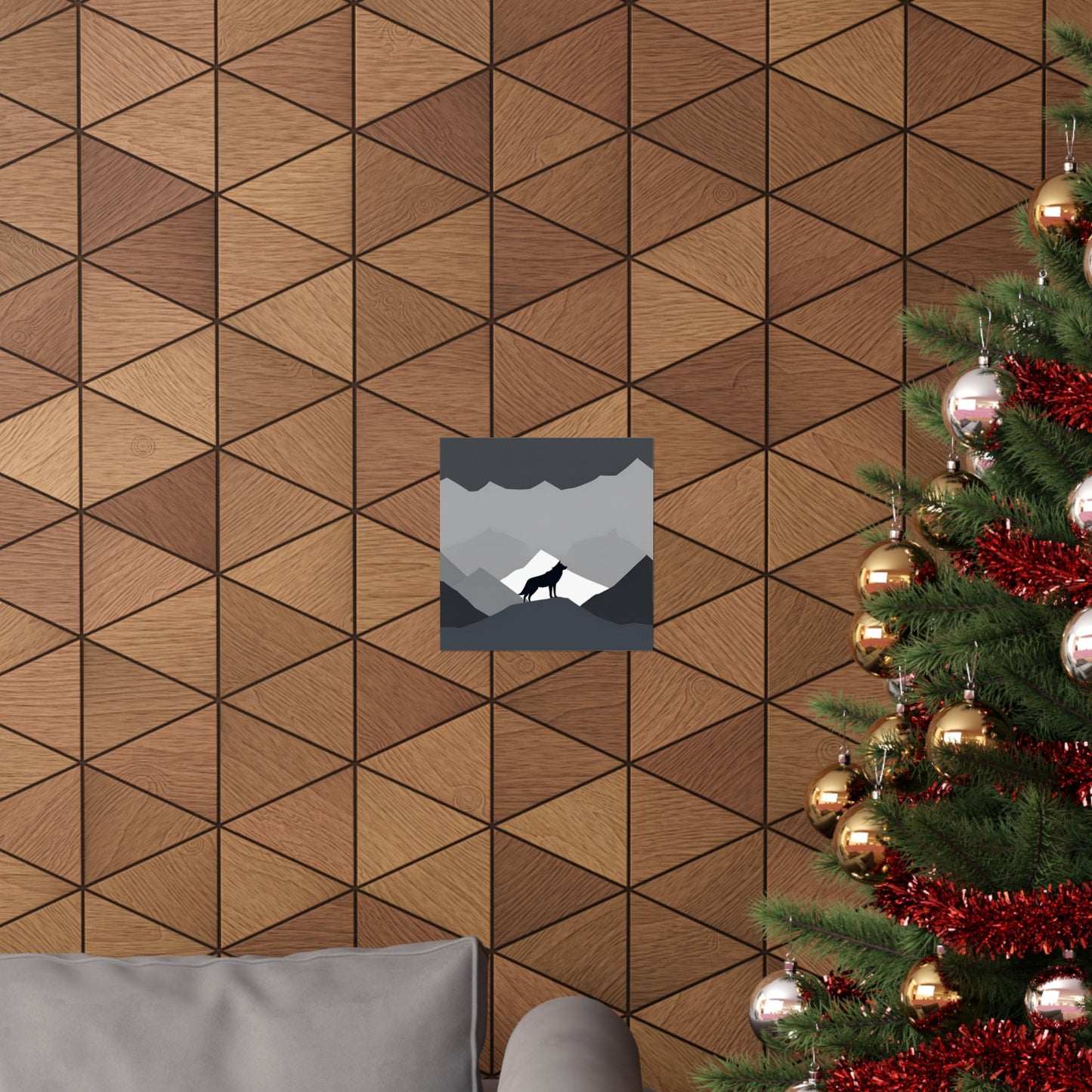 Lone Collection Wolf 8 Matte Square Posters