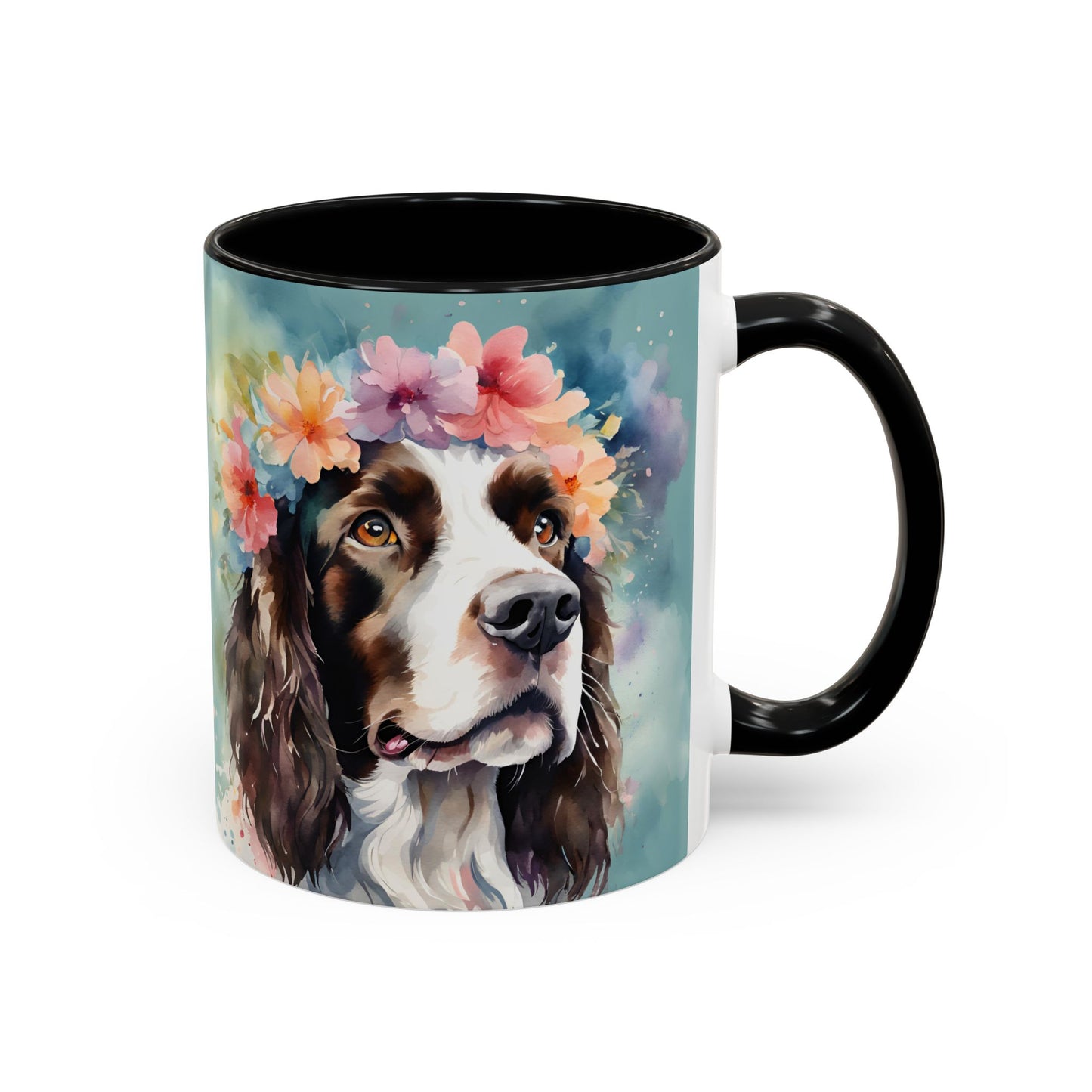 Springer Spaniel 04 Accent Coffee Mug - Dog Lover Gift