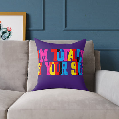 Totally Bi Your Side Poly Pillow