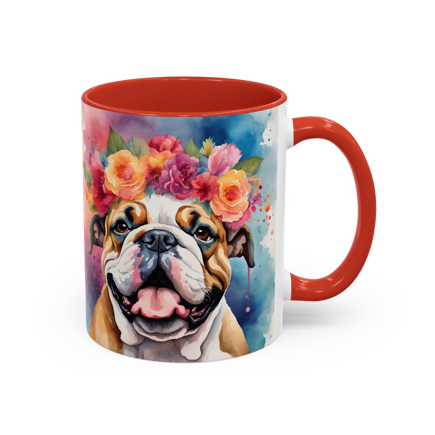 British Bulldog 01 Accent Coffee Mug - Dog Lover Gift