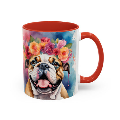 British Bulldog 01 Accent Coffee Mug - Dog Lover Gift
