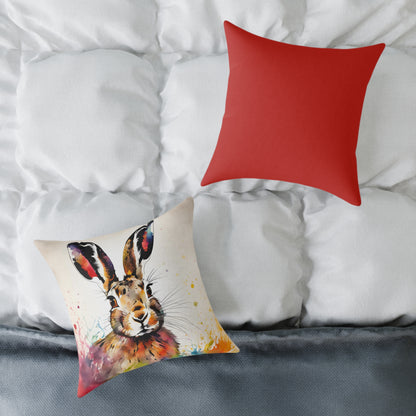 Hare 02 Poly Pillow - Natures Beauty Design