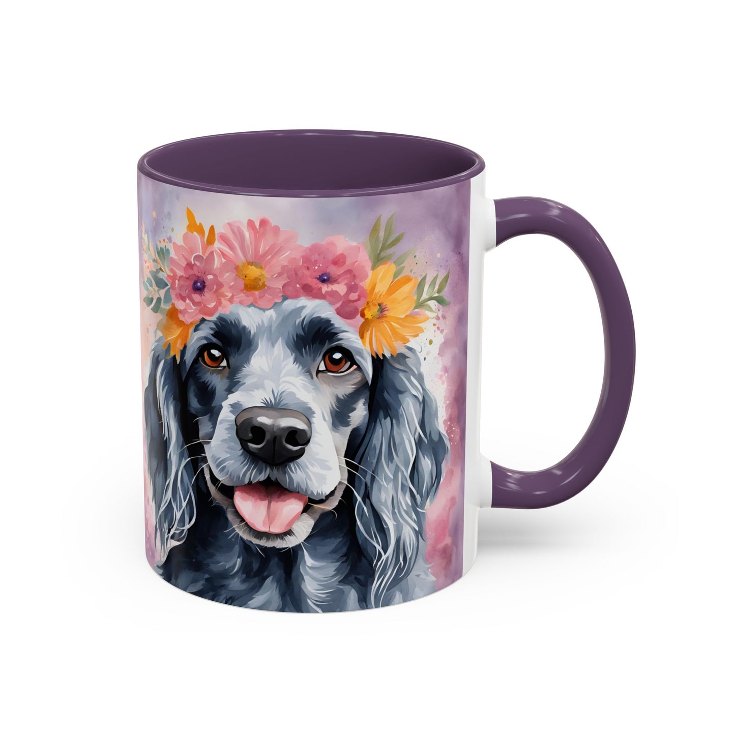 Blue Roan Cocker Spaniel 02 Accent Coffee Mug - Dog Lover Gift